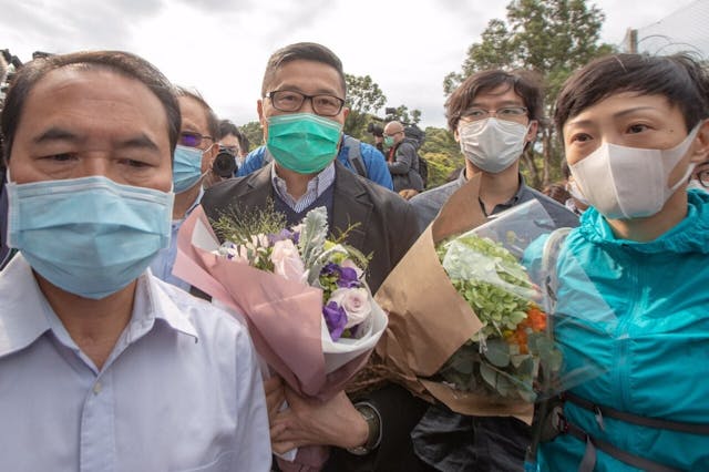 左起：李永達、陳健民、張秀賢、陳淑莊。