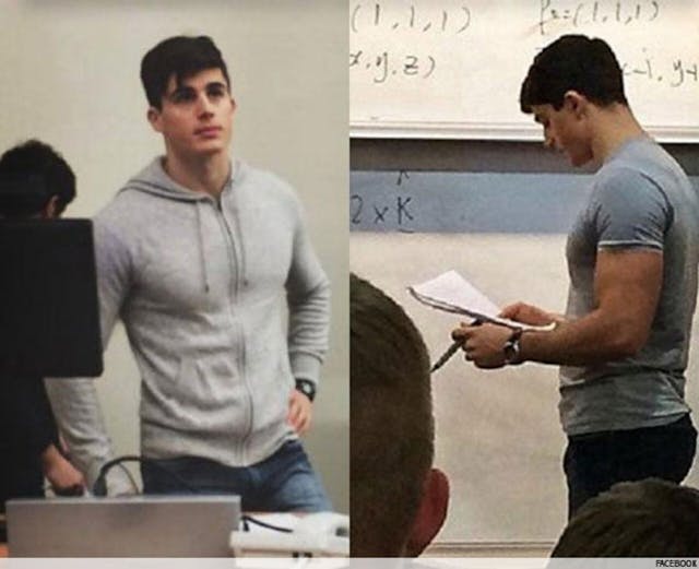 倫敦大學(University College London)的英俊數學系講師Pietro Boselli （圖片來源：Facebook）