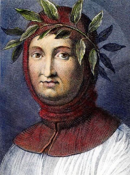 圖1：彼特拉克（Francesco Petrarca）