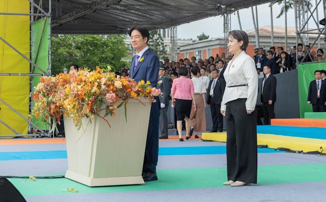 賴清德表示，新政府將持續善用台灣的民主活力，推動國家發展，也加深國際合作。（台灣總統府圖片）