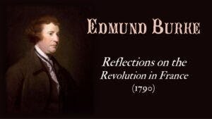 英國大政治家Edmund Burke。