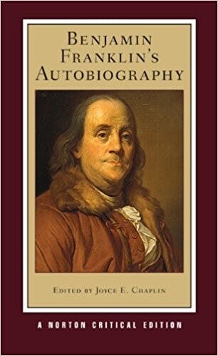 《富蘭克林自傳》（Benjamin Franklin&#039;s Autobiography）一書封面（Amazon UK）