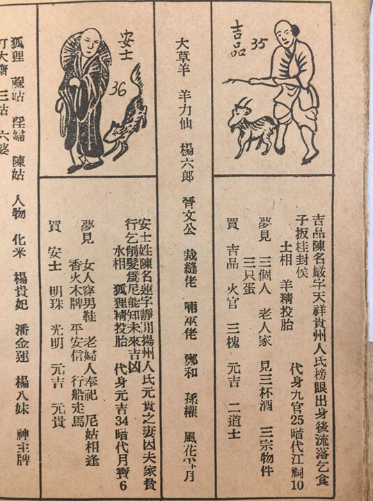 字花書有一個全身人像，把身體每一個部位都「託」一個字，字花書把字花搞到和日常生活息息相關，深受婦孺和勞苦大眾歡迎。