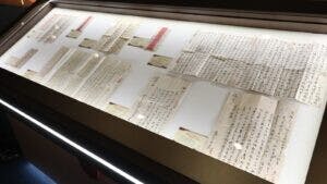 「僑批紙短、家國情長──汕頭僑批歷史文化展覽」展出的書信。