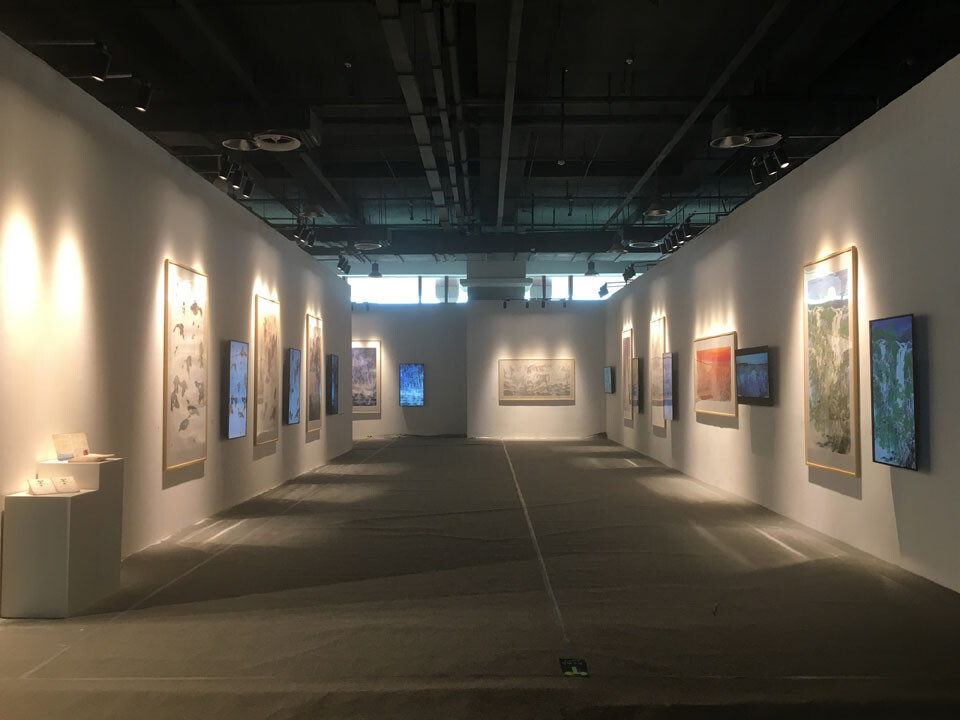 於港澳展區中的香港水墨藝術展──全球水墨畫大展以「動．水墨」為主題，成為文博會的焦點之一。