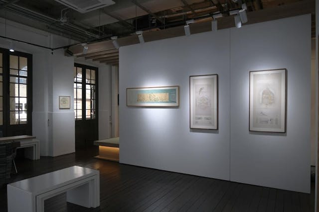 《植物之聯想》（Botanical Evocations)三人展在荷里活道大館Gallery 展出。