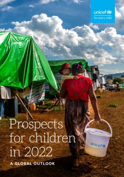 聯合國兒童基金會（UNICEF）早前發布Prospects for children in 2022報告，指疫情下全球對保護新生兒及兒童健康的資金投入大幅減少。（作者提供圖片）