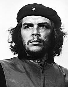 古巴革命的著名領袖哲&middot;古華拉（Ernesto Che Guevara ）。