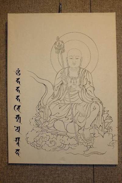  陳慧玲老師作品《地藏菩薩》