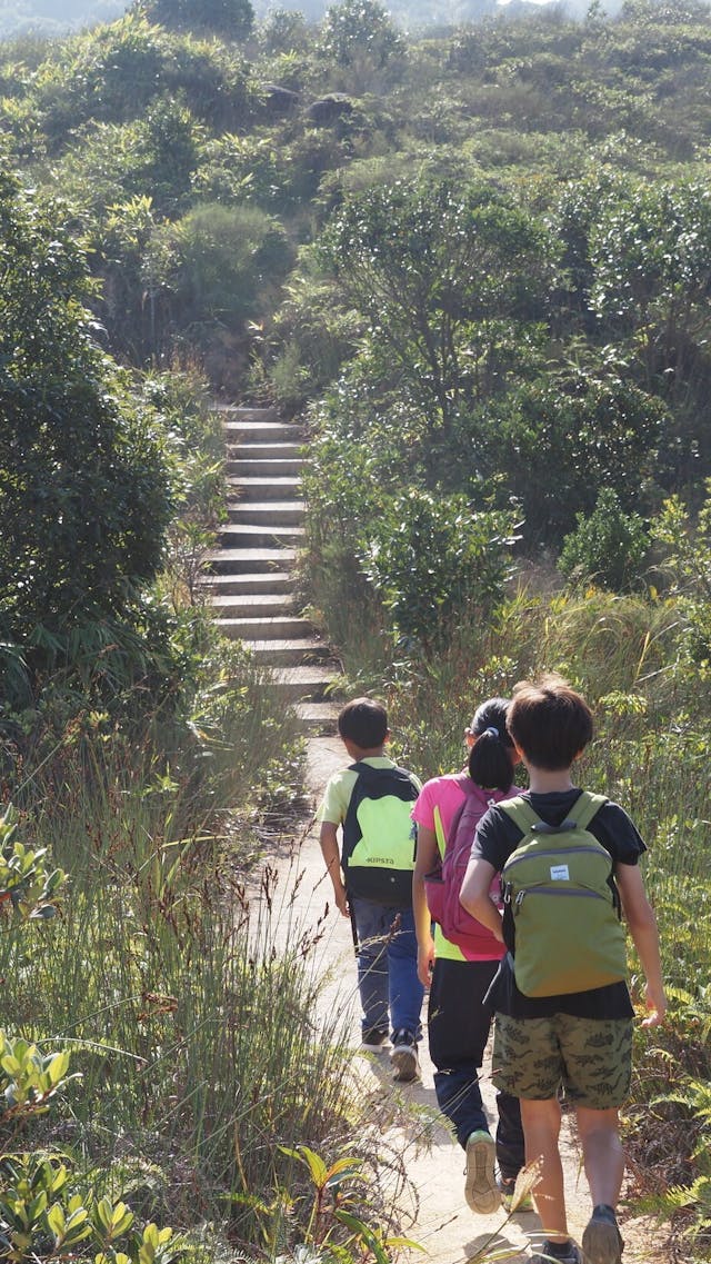 星期五的登山行程，全程7.5公里，有一定的難度。（圖片：海星老師提供）