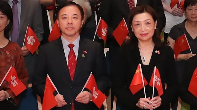 張翔校長表明，他並不知道副校長人選，校委會一方指校長早知道這事，明顯是在狡辯、撒賴。（香港大學圖片）