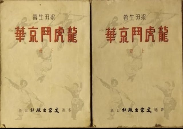 梁羽生第一本武俠小說《龍虎鬥京華》。