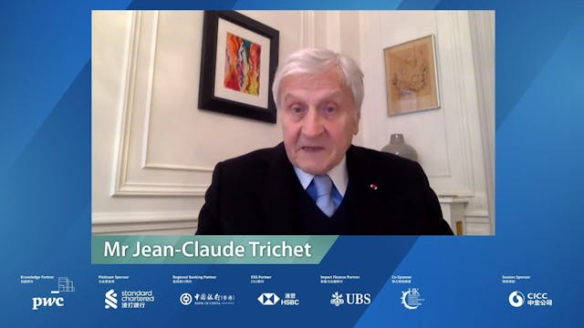 歐洲中央銀行前行長尚‧克勞德‧特里謝（Jean-Claude Trichet）。