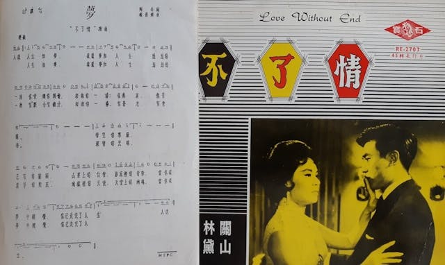 1961年電影《不了情》中的插曲《夢》。