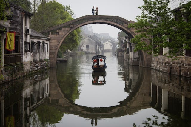 浙江湖州南潯人傑地靈，是江南著名的水鄉。（Shutterstock）