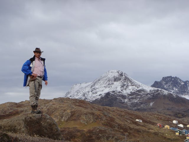 在鑽研地質的旅途上追求探索，是陳龍生的人生目標，照片攝於格陵蘭。