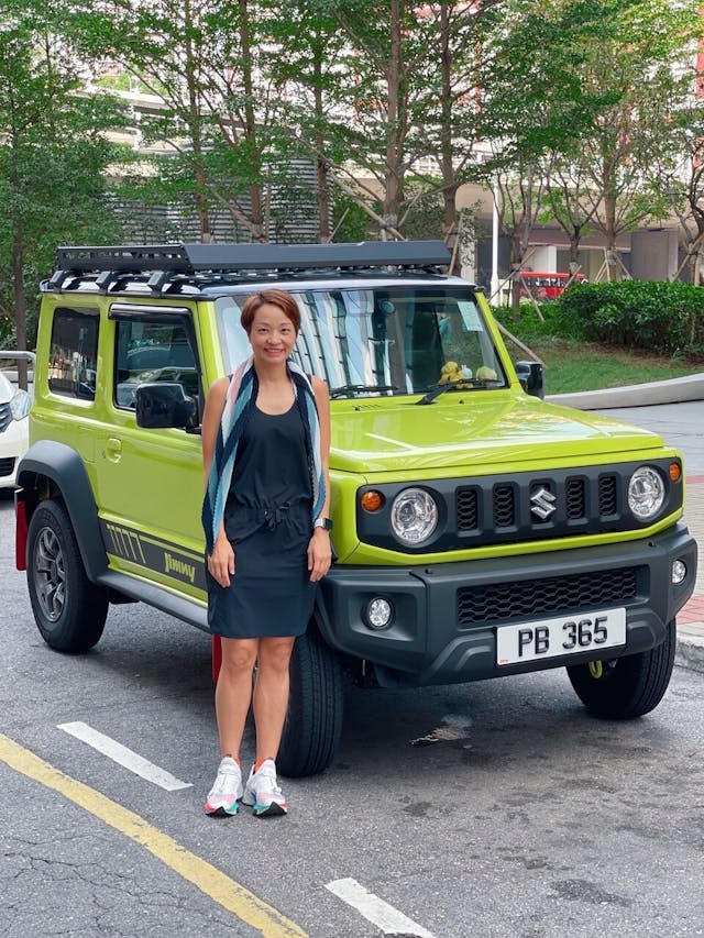 潘狄思（Kay）和她的&quot;PB365&quot; Suzuki Jimny。