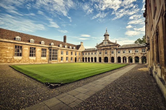 劍橋大學以馬內利學院（Emmanuel College）。（Shutterstock）