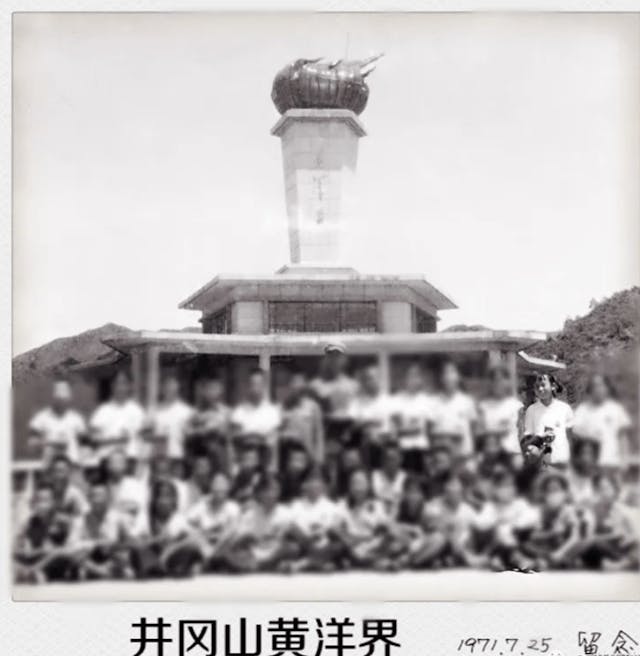 當年我們同一批「上山」的同學，攝於1971年7月。 