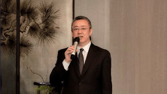 雅士寶健康科技有限公司董事長徐柱良致辭。