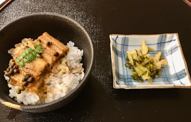 鰻御飯。