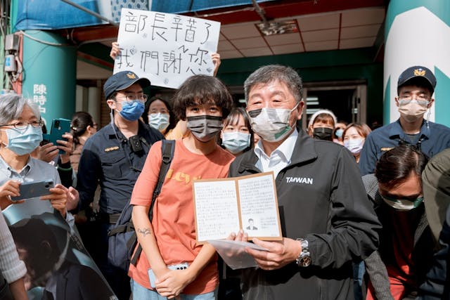 民進黨犯了一個錯誤，即提名年長的陳時中與蔣萬安競爭。（陳時中Facebook圖片）