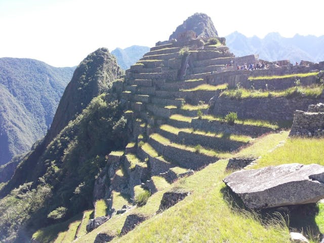 馬丘比丘後山的梯田。