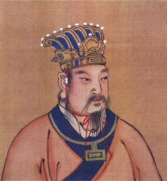 明人繪周文王像。（Wikimedia Commons）