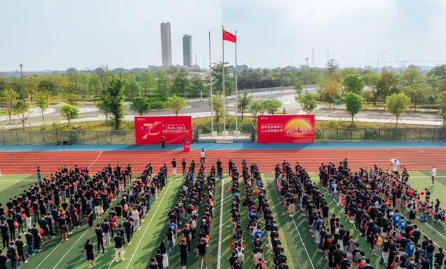 倪校長認為香港可以充分利用國家政策，發展成為國際專上教育樞紐。（香港科技大學[廣州]）