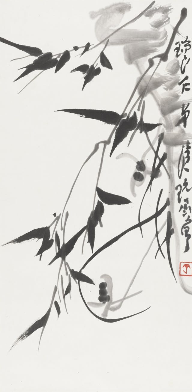 《蘭竹四屏》之四