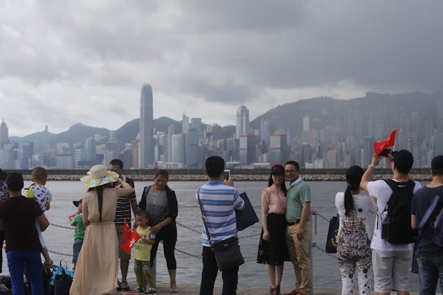 香港同時在社會經濟與政治兩方面皆出現低效與缺乏進步的情况。（亞新社）