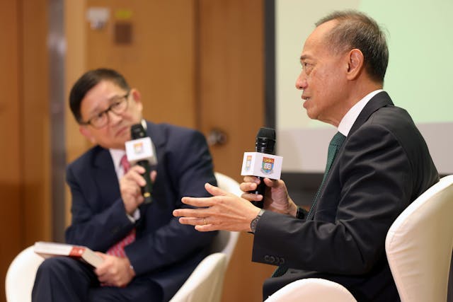 楊榮文擔心,美國與中國競爭會筋疲力盡。