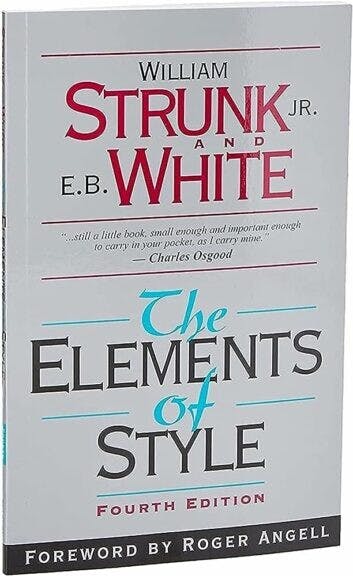 教授同時也談到了英文學習，在此他介紹了一本教導寫作的英文小書《The Elements of Style》，很值得參考。（Amazon）