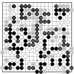 第二譜 : 1 至 109 ( 即101-209 ) 