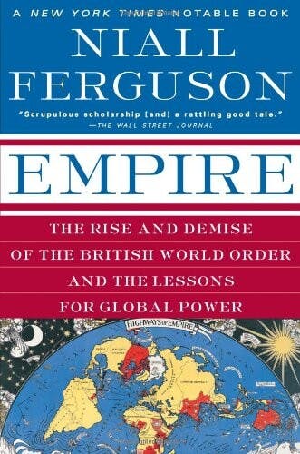 歷史學者尼爾弗格森（Niall Ferguson）分析大英帝國的專書書影。（Amazon圖片）