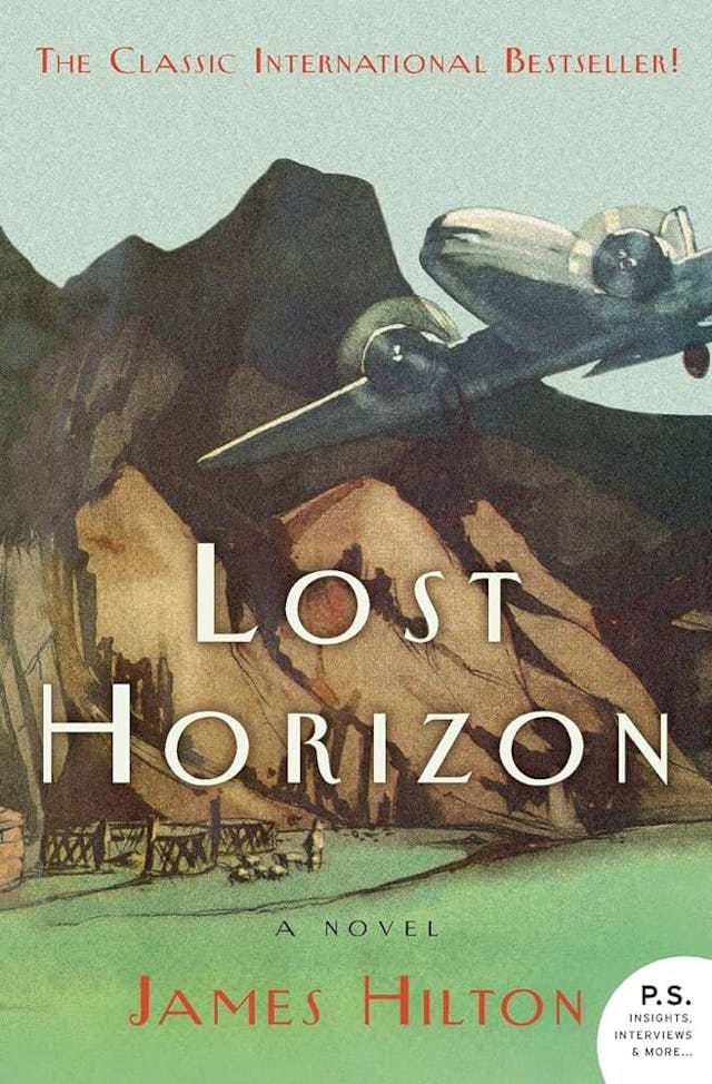 &lt;I&gt;Lost Horizon&lt;/I&gt;書影。（Amazon）