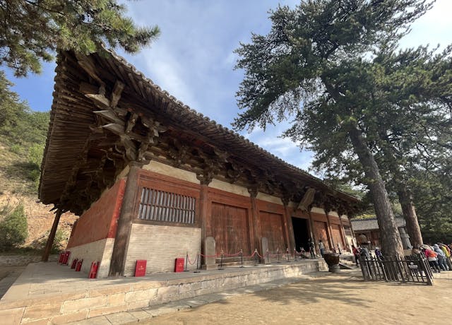 唐朝建築佛光寺。