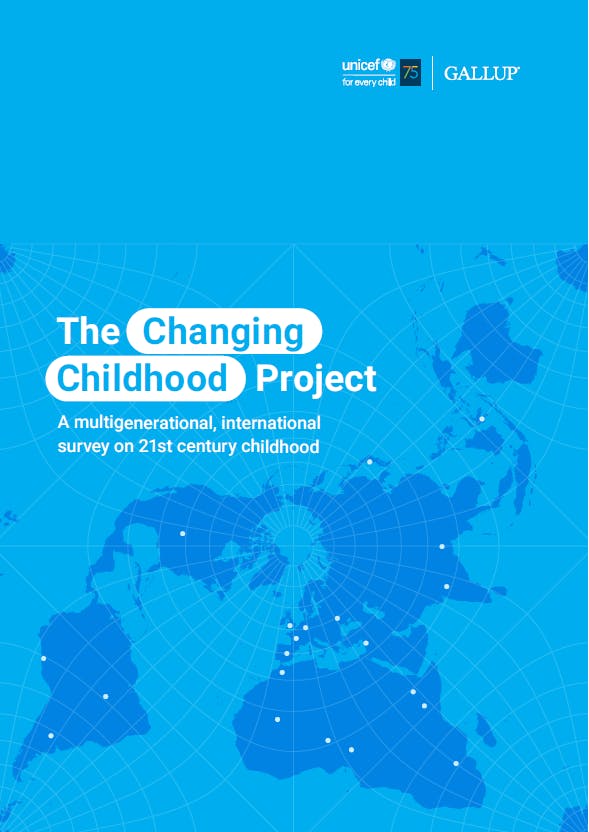 UNICEF公布&quot;Changing Childhood Project&quot;的調查報告，以更深入地了解下一代的成長和需求。（作者提供圖片）