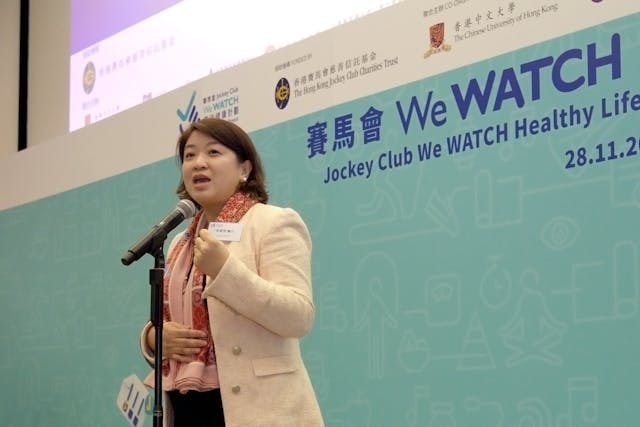 醫務衞生局副局長李夏茵醫生表示期待「We WATCH優活健康計劃」繼續成功推進，為有心及早管理自己健康的人士找到更多同路人，一起為健康人生而努力。