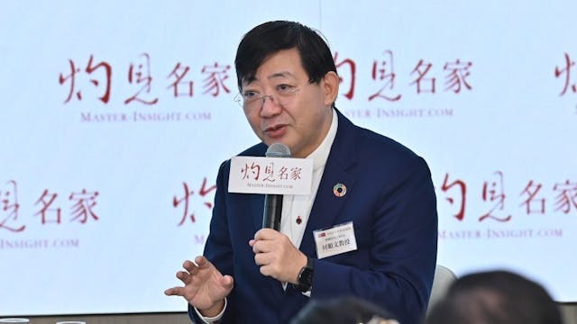 何順文校長表示，香港成為國際教育樞紐講求充分發揮自己的優勢，如香港中西文化交匯的特點。