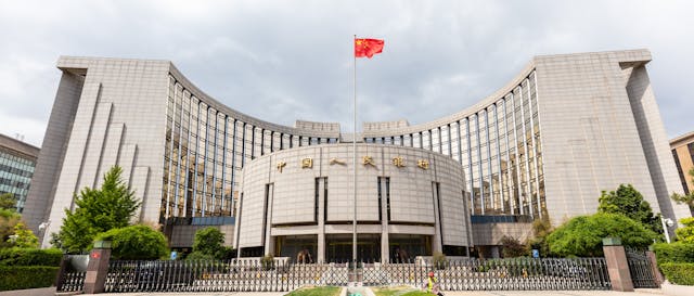 據估計，每降準1%，銀行系統就可以對經濟釋放兩萬億元人民幣的流動性。（Shutterstock）