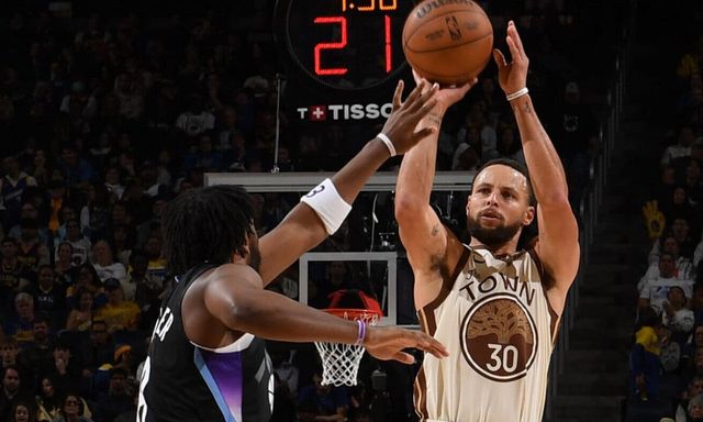 NBA》勇士團隊本季最高140分 23顆三分球轟垮爵士 - NBA - 籃球 | 運動視界 Sports Vision