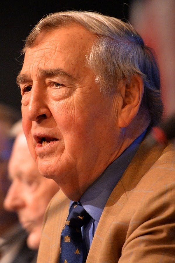 170613-N-CV398-304
NEWPORT, R.I.
(June 13, 2017)
Graham Allison from Harvard Kennedy School, participates in a panel discussion during the 68th annual Current Strategy Forum at U.S. Naval War College (NWC) in Newport, Rhode Island. As NWC’s capstone academic event, the two-day forum brings together distinguished guests and students to explore issues of strategic national importance. This year’s theme is “National Security and Fleet Design.”
(U.S. Navy photo by Mass Communication Specialist 2nd Class Zach Allan/released)