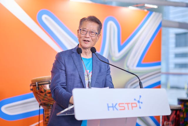 財政司司長陳茂波在開幕致辭中提到，對於有志投身創科的青年而言，香港無疑是一個理想的發展平台。