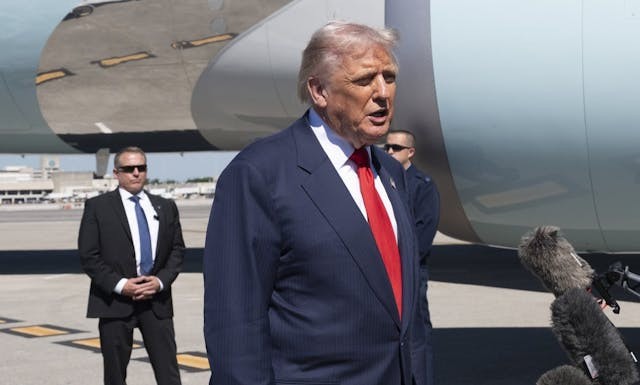 President Donald Trump disembarks Air Force One at Palm Beach International Airport, Florida on Friday, October 31, 2025, and departs for the Mar-a-Lago Club.(Official White House Photo by Joyce N. Boghosian)