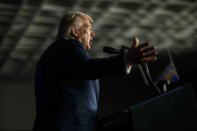 President Donald Trump delivers remarks at the McDonald’s Impact Summit, Monday, November 17, 2025, at the Westin D.C. in Washington, D.C. (Official White House Photo by Daniel Torok)