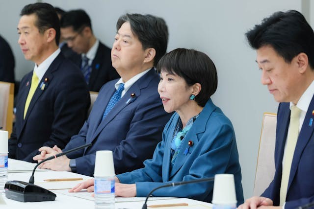估計高市會繼續擇惡固執,因為她一旦撤回言論,便會失去日本軍國主義分子的支持,立即下台。(日本首相官邸)