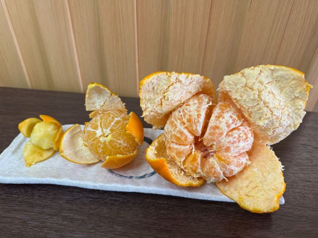 這新會柑的皮,才是真正的寶貝。(作者提供)