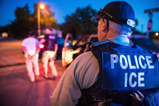 ICE Enforcement and Removal Operations (ERO) arrests criminal fugitives as part of Operation Cross Check.