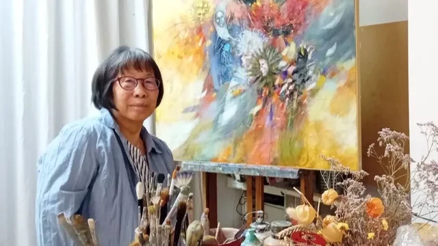 菩薩與聖母相遇──我看「香港@巴黎.詩畫：綠騎士作品展」